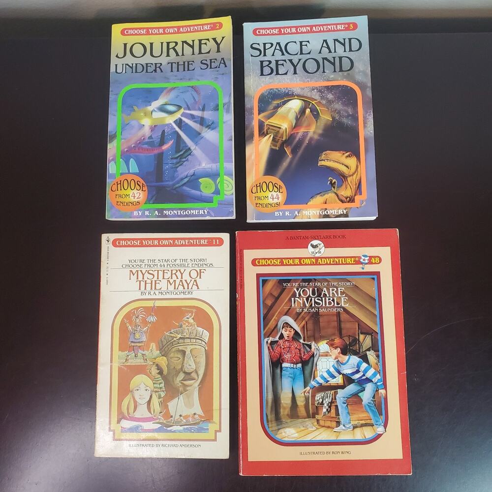 Choose Your Own Adventure - Lot of 4 RA Montgomery / Saunders Paperback